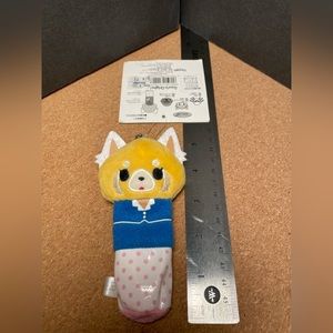 Sanrio Aggretsuko Keychain Bag Charm Hanko Seal Holder - NWT